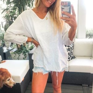 Match Point Linen Top